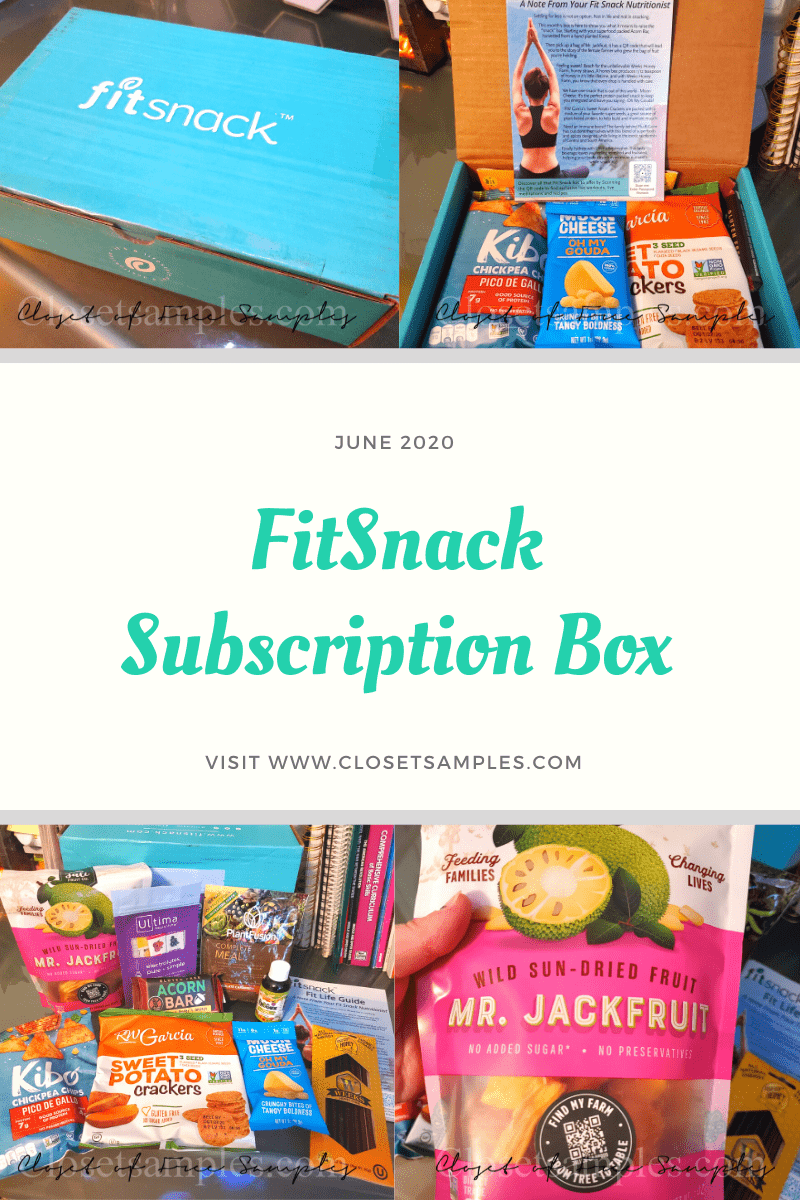 FitSnack Subscription Box - June 2020 #Review