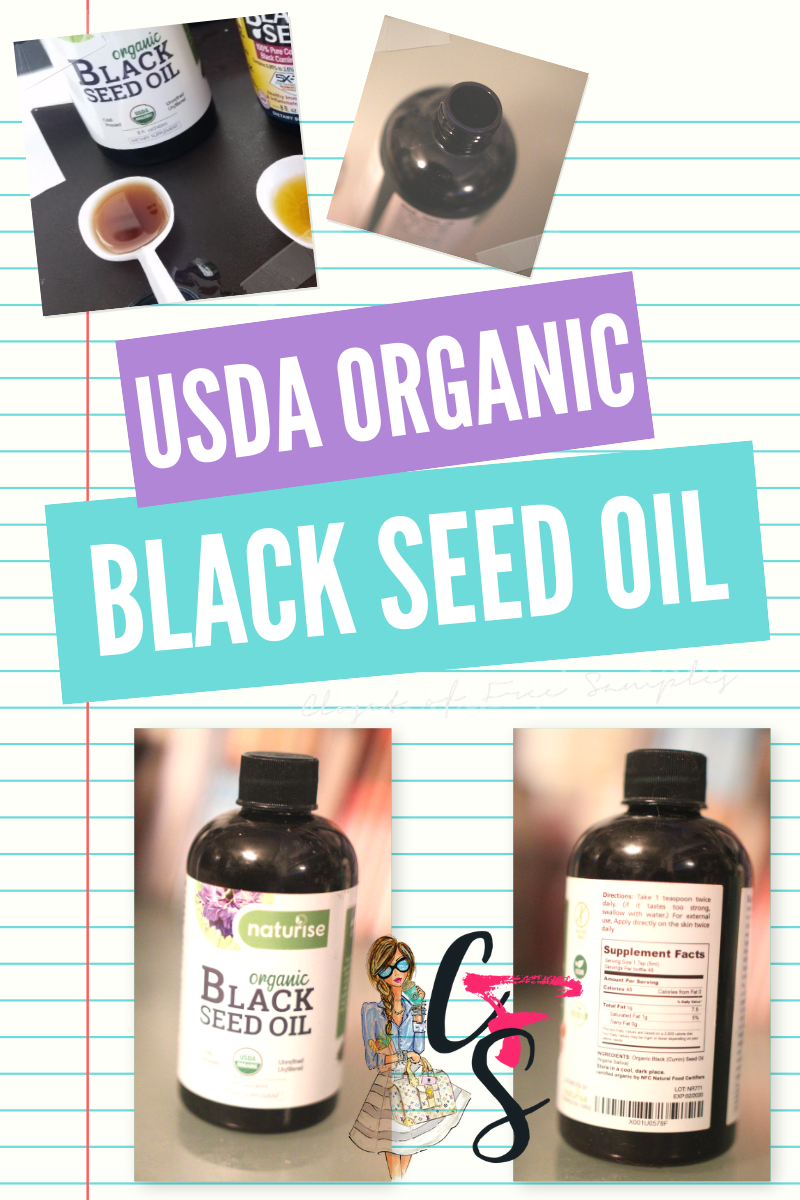 Naturise USDA Organic Black Seed Oil #Review