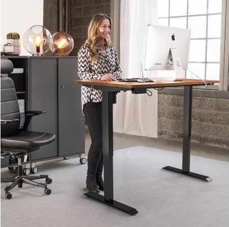 Electric Adjustable Height Work Table  Desk $149.99 (reg $400) | Back to School