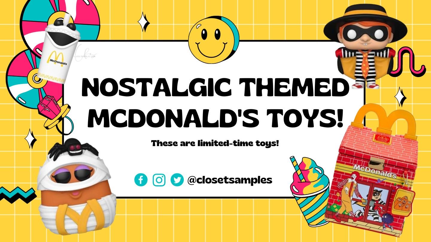 Get Your Hands on These Nostalgic Themed McDonald's Toys!