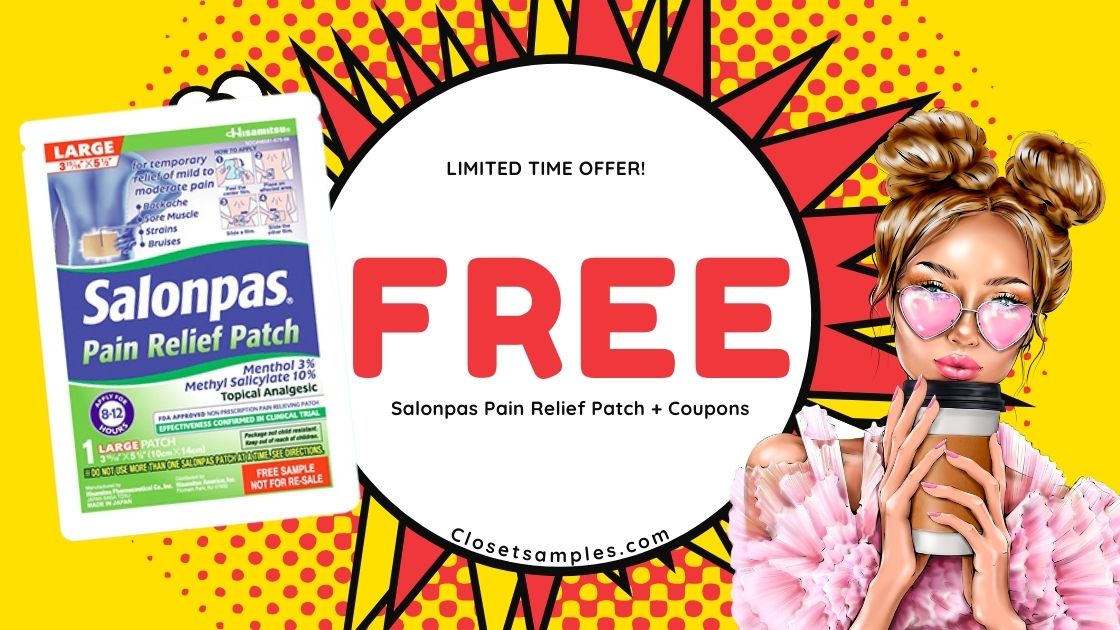 FREE Salonpas Pain Relief Patch Coupons closetsamples