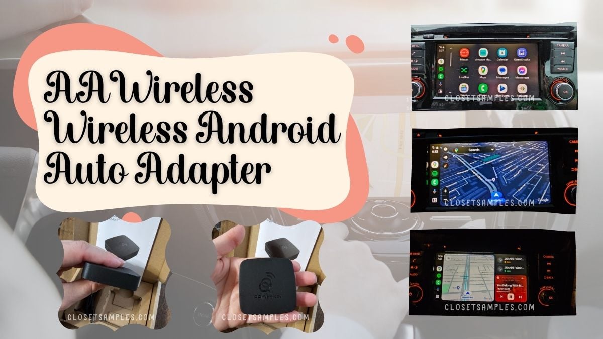 AAWireless Wireless Android Auto Adapte closetsamples