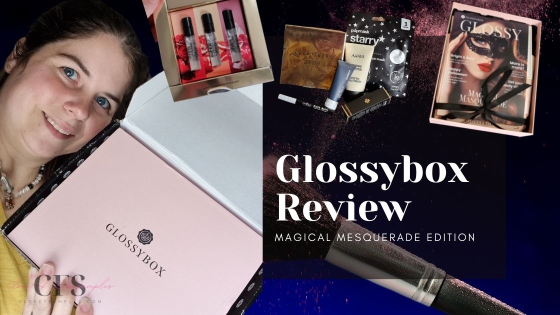 Glossybox Subscription Box November 2021 Review Magical Masquerade Edition Closetsamples