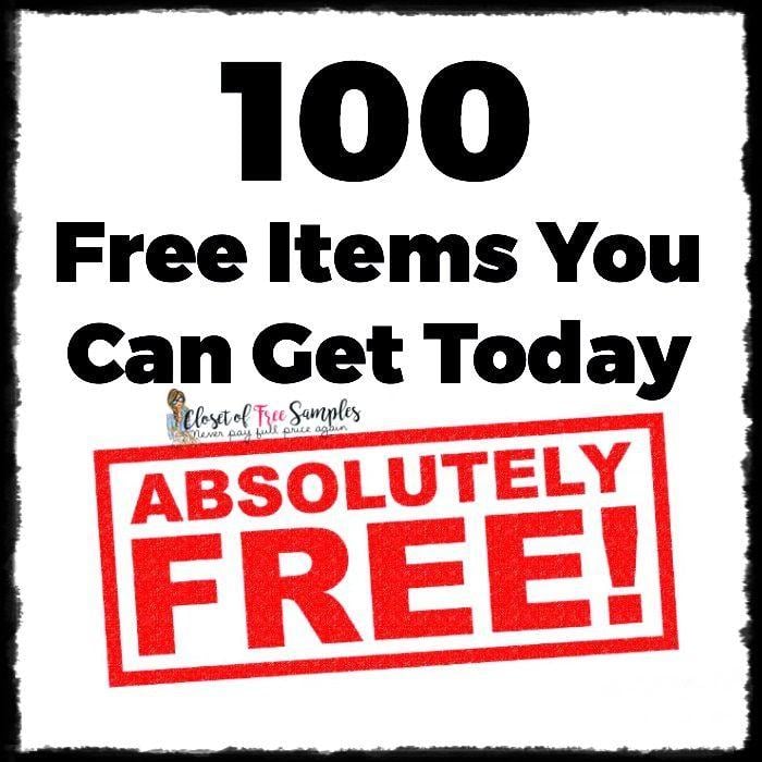 100 FREE ITEMS YOU CAN GET TOD...