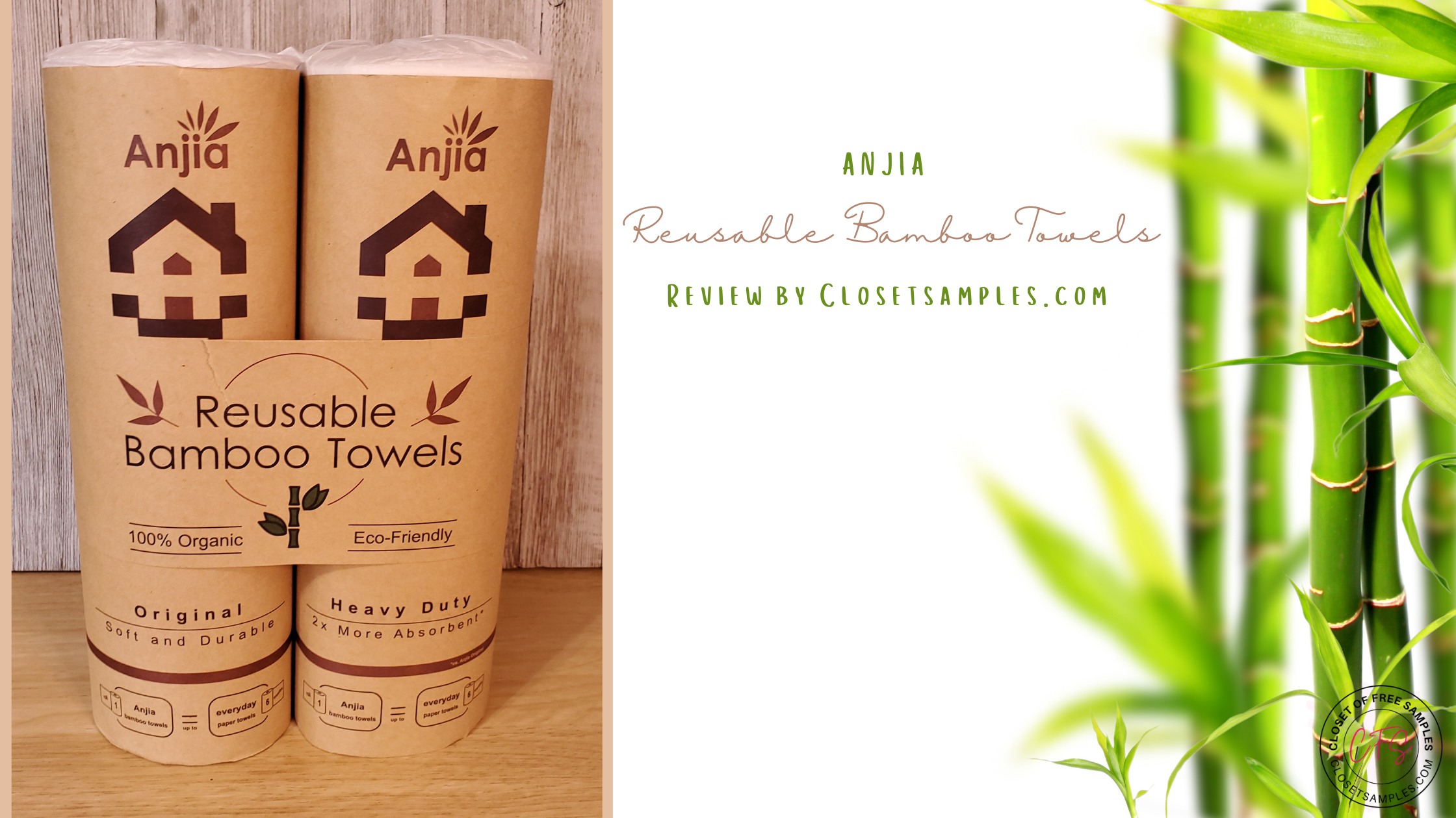 Anjia Reusable Bamboo Towels Review