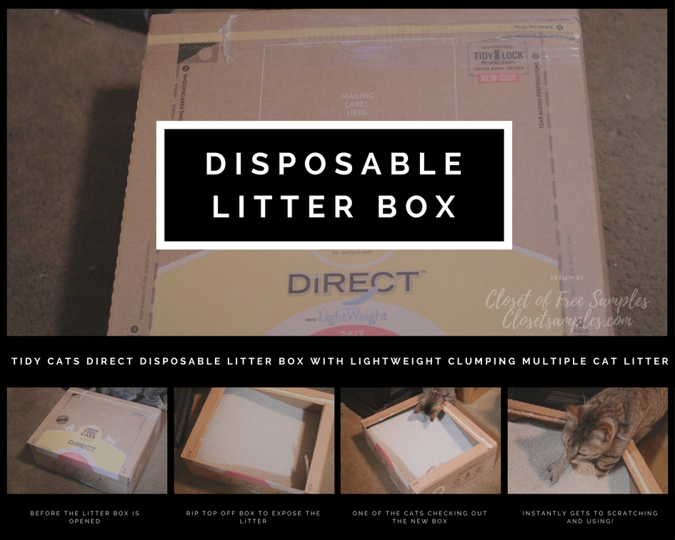 Tidy Cats Direct Disposable Litter Box from Chewy.com #Review