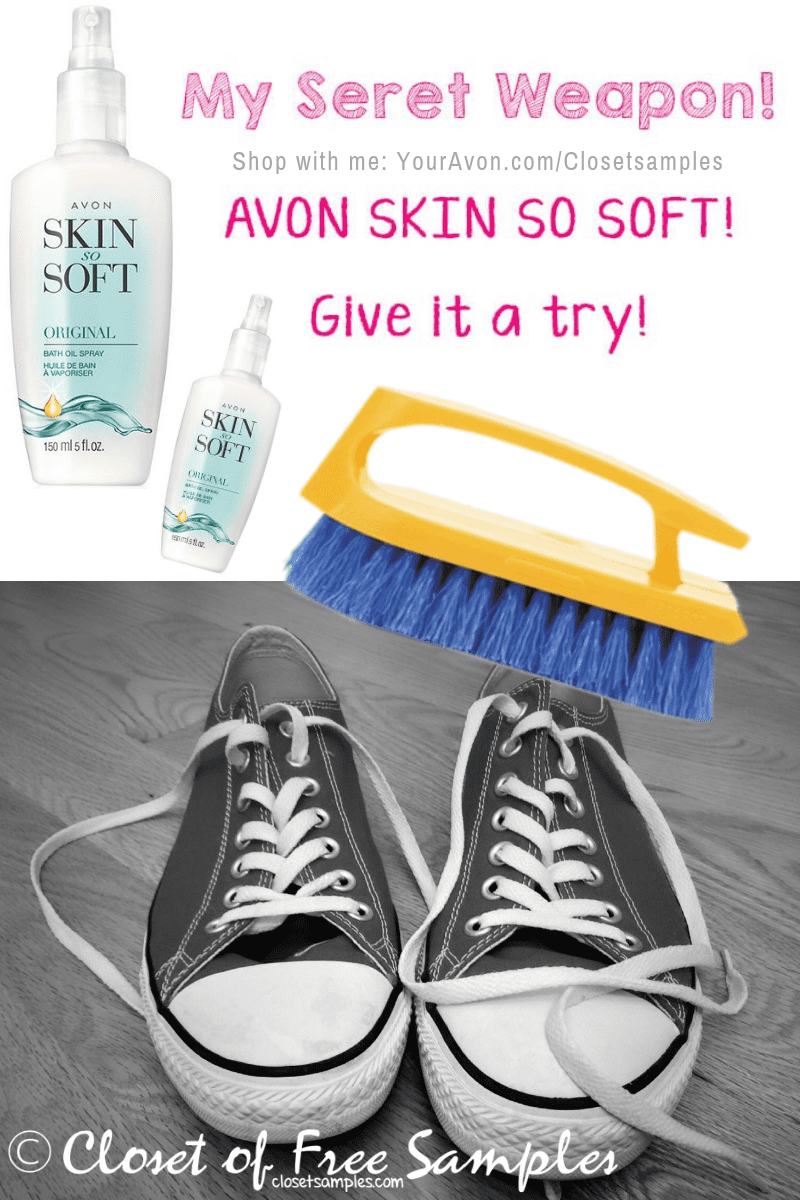 How To Get Gum Off Shoes With Avon Skin So Soft!
