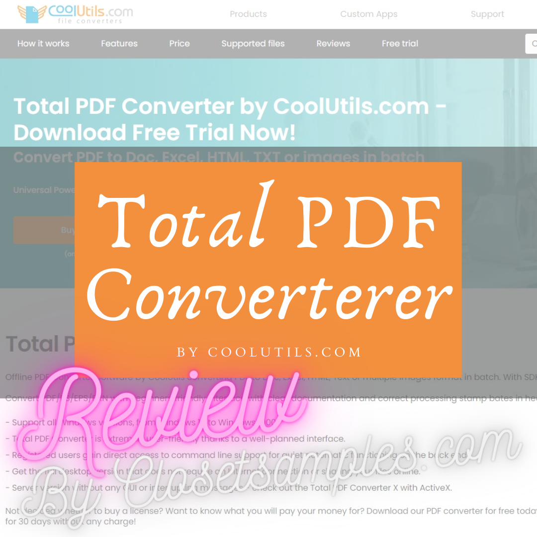 Total PDF Converter by CoolUti...