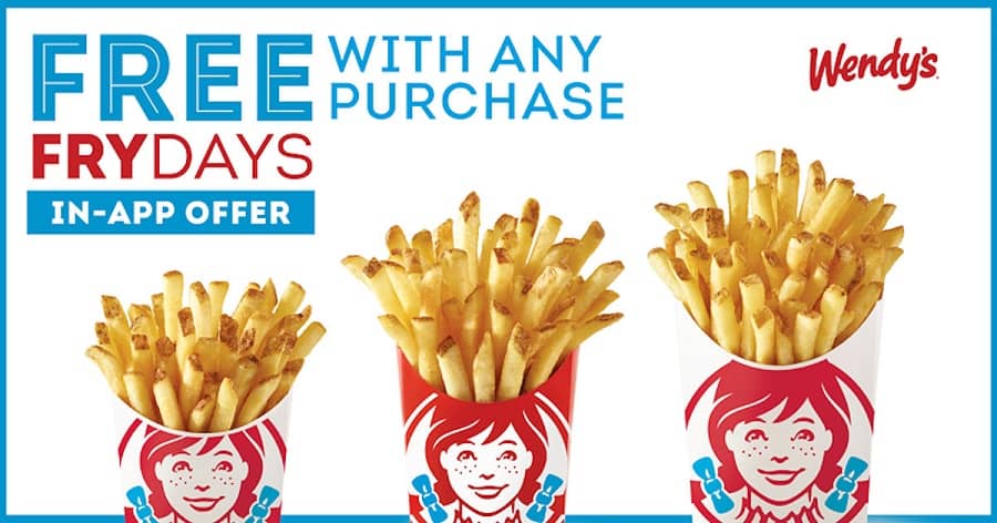 FREE Fries Every Friday at Wendy's!