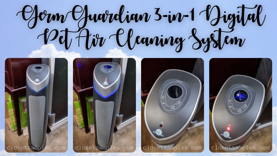 GermGuardian 3in1 Digital Pet Air Cleaning System closetsamples 2022 holiday gift guide