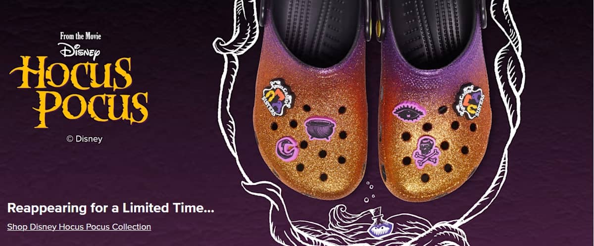 Limited Edition Hocus Pocus Crocs Back for a Limited Time Only closetsamples