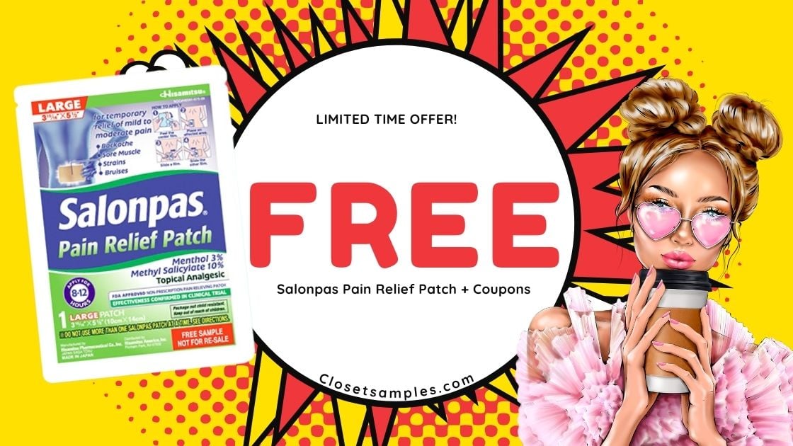 FREE Salonpas Pain Relief Patches + Coupons