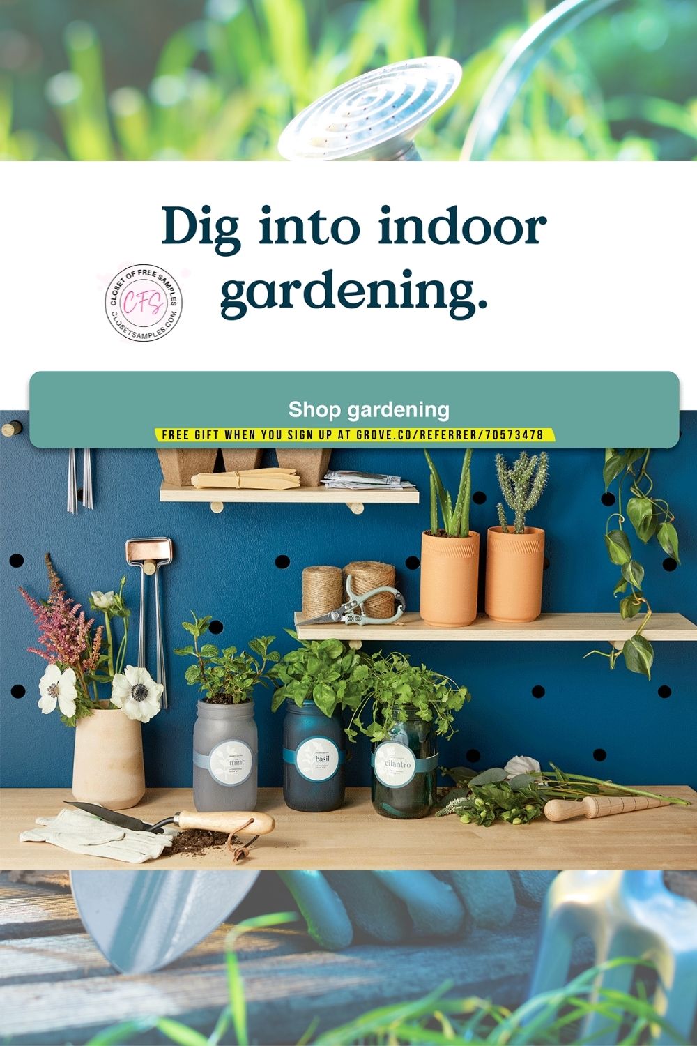 Grove Collaborative Gardening Closetsamples Pinterest