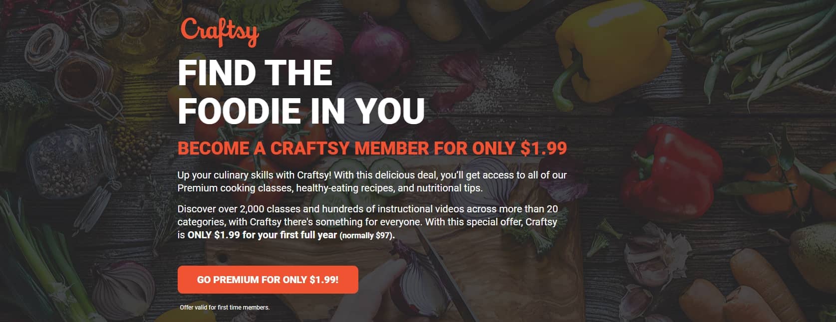 Join Foodie by Craftsy closetsamples