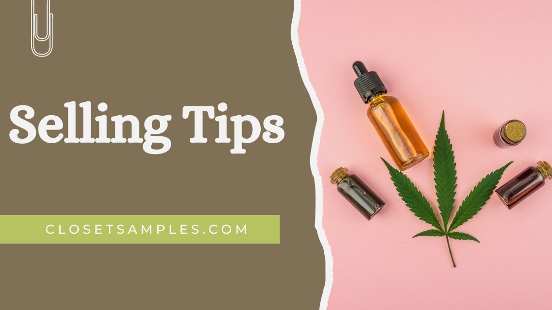 Sell CBD Oil from Home for FREE Closetsamples Selling Tips