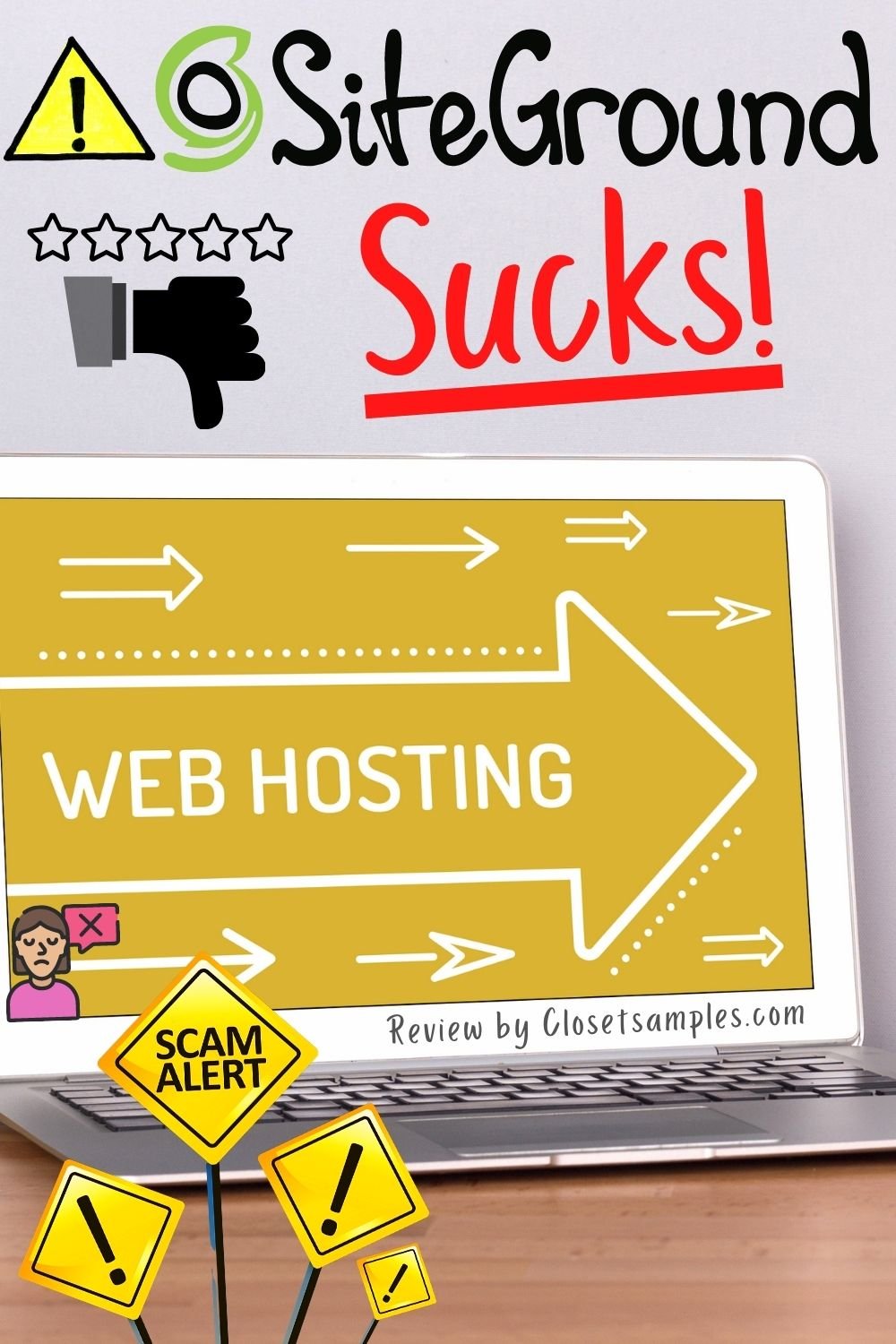 Siteground Web Hosting Review Reasons to AVOID them scam closetsamples Pinterest