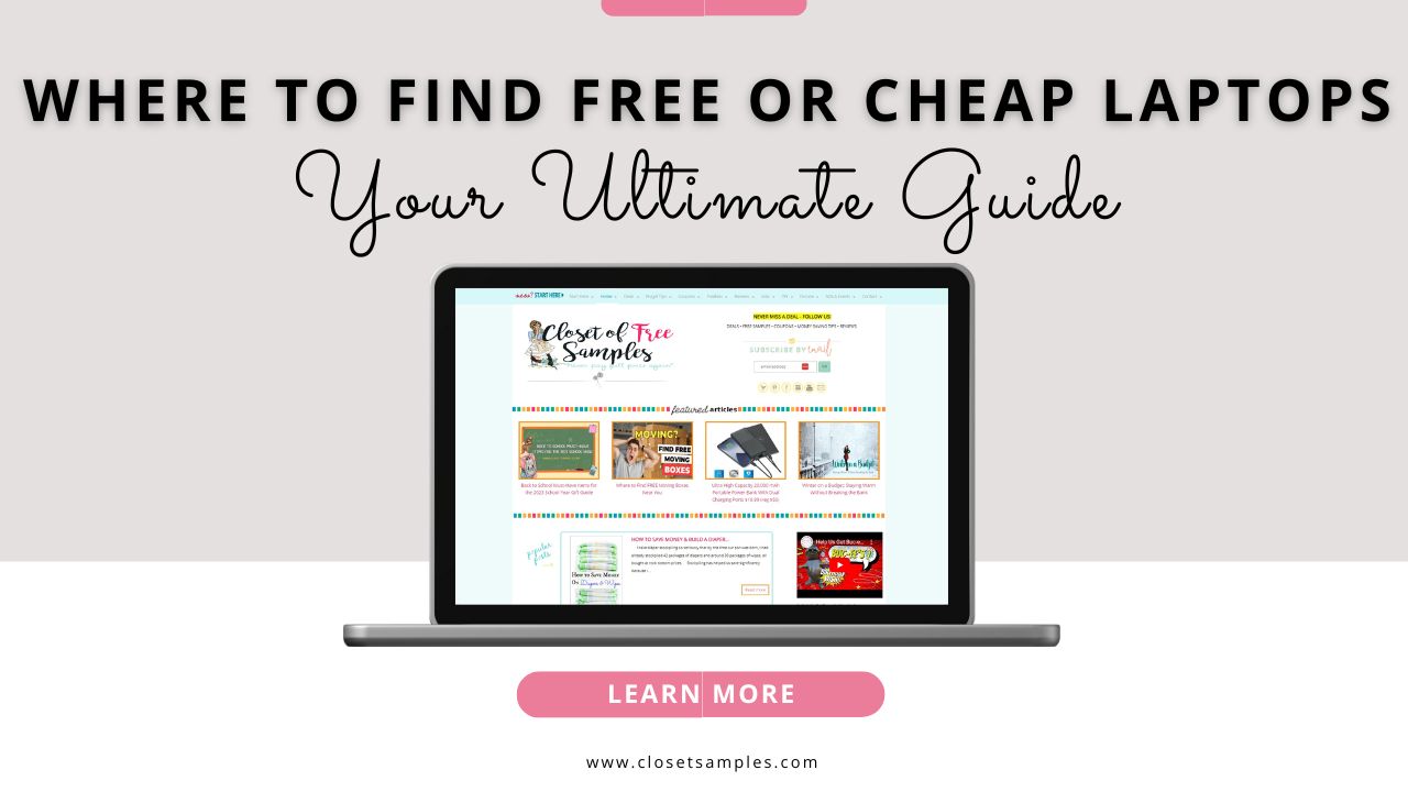Where to Find Free or Cheap Laptops: Your Ultimate Guide
