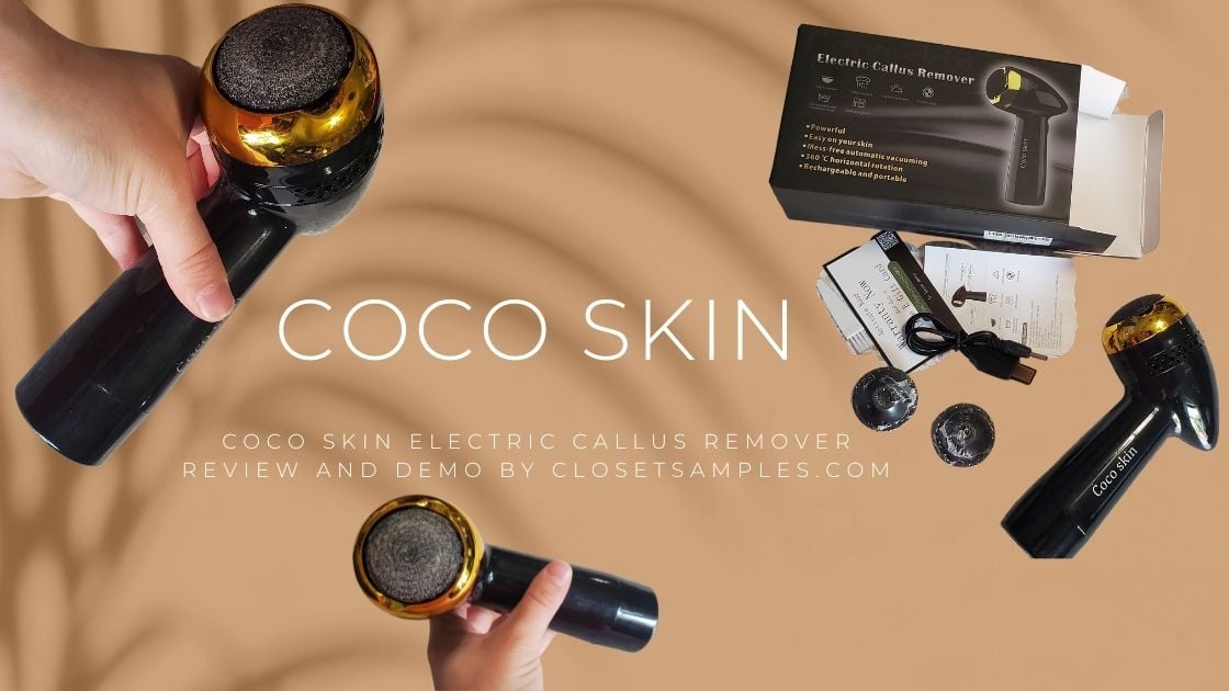 Coco Skin Electric Callus Remover Review and Demo closetsamples