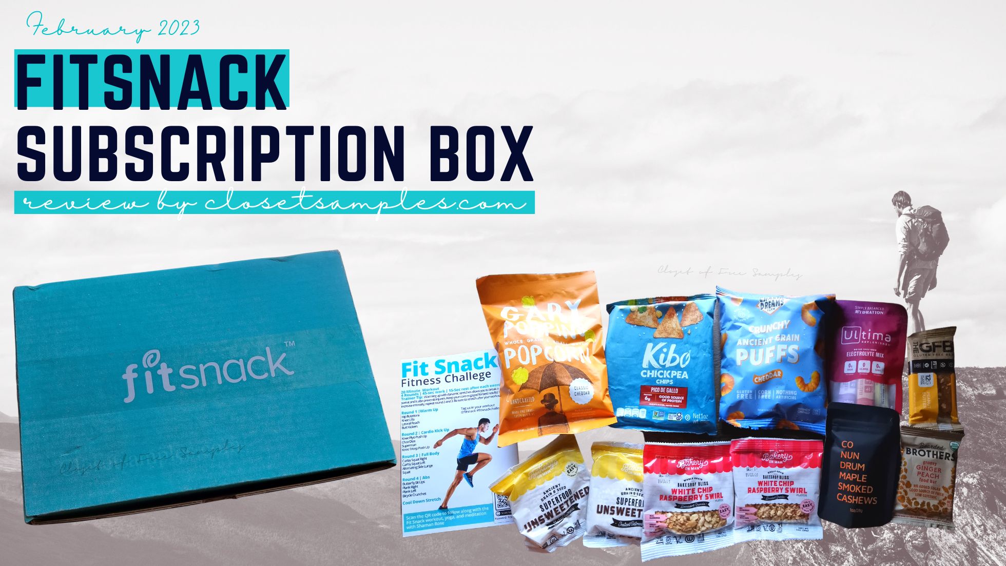 FitSnack Subscription Box February 2023 Review closetsamples