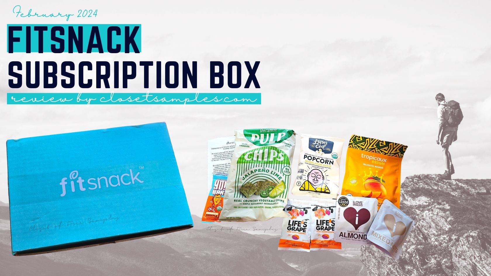 FitSnack Subscription Box February 2024 Review closetsamples