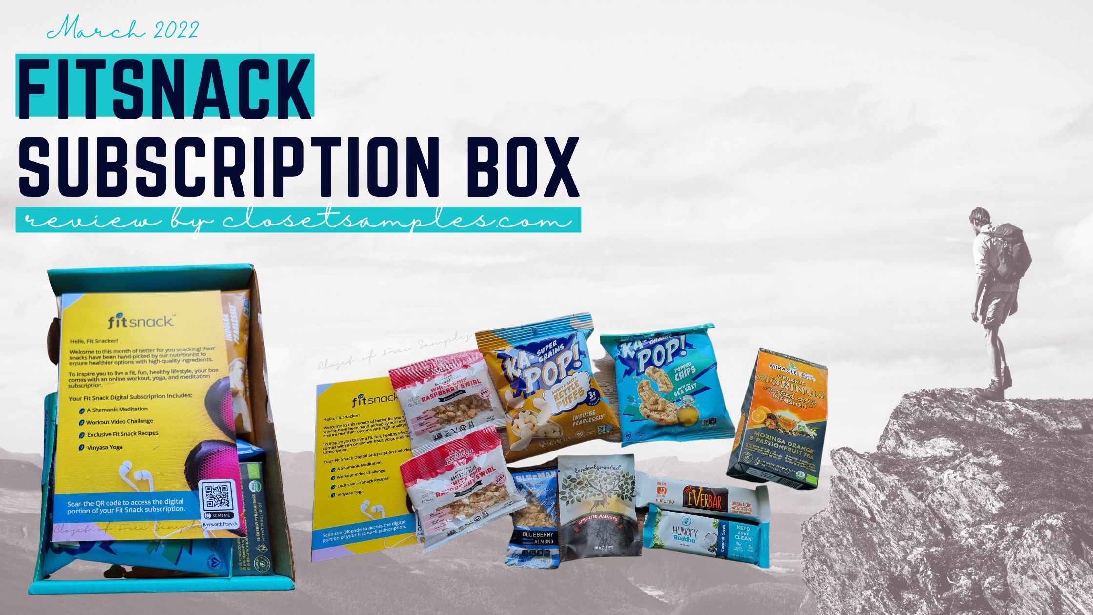 FitSnack Subscription Box March 2022 Review closetsamples