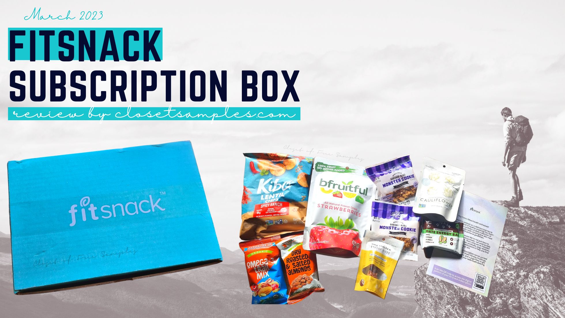 FitSnack Subscription Box March 2023 Review closetsamples