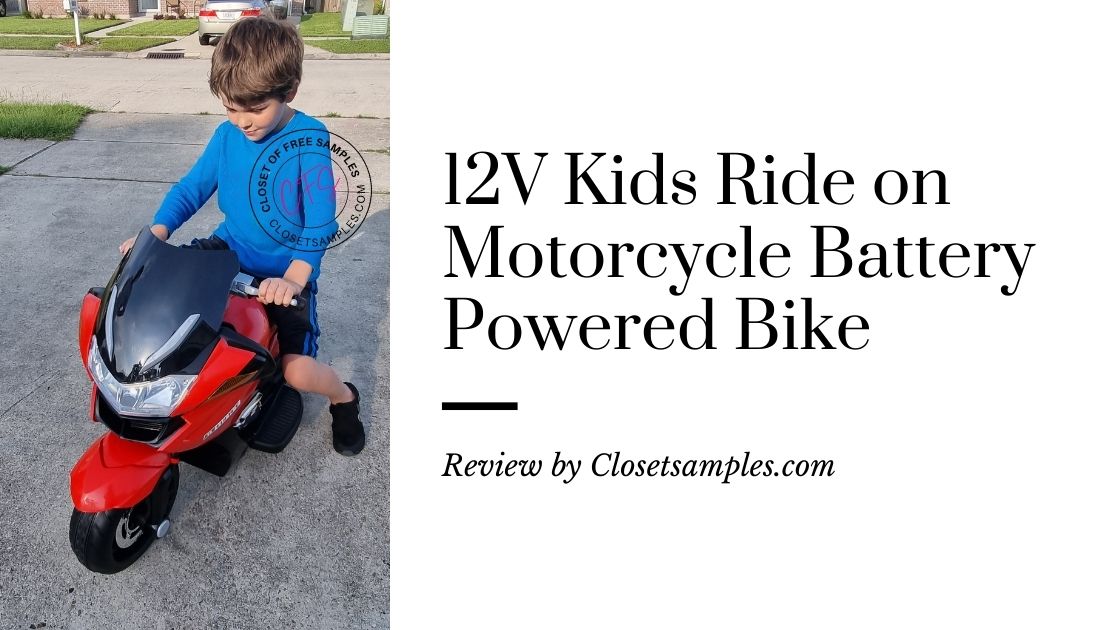 Tobbi 12V Kids Ride on Motorcycle Battery Powered Bike Review closetsamples