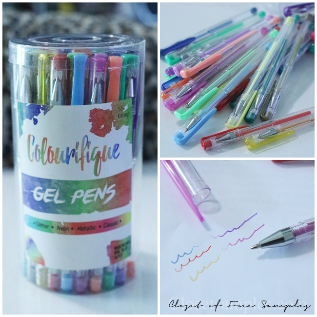 Colourifique Gel Pens - $8.95 (Reg. $15) #Review