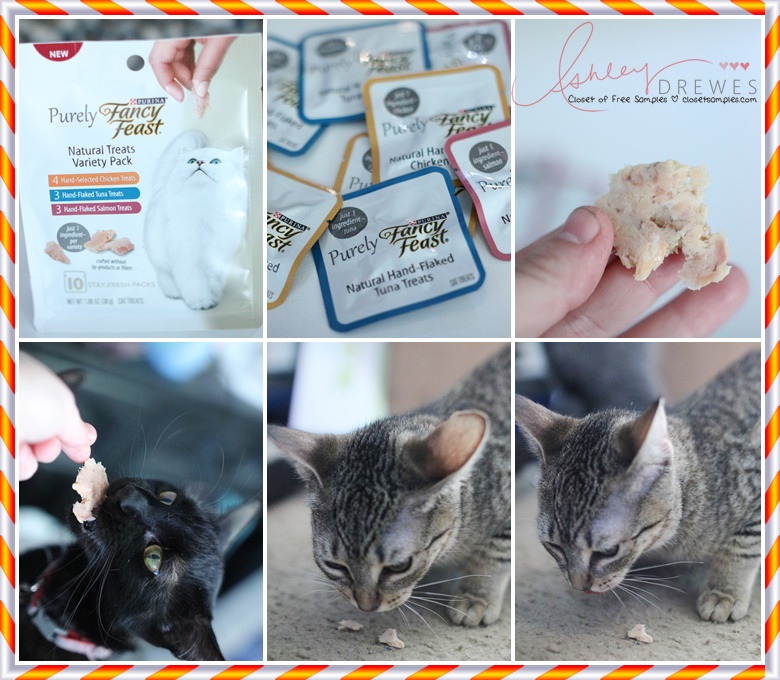 Purely Fancy Feast Natural Treats Variety Pack Cat Treats from Chewy.com #Review