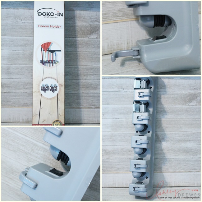 Mop And Broom Holder Organizer Wall Mounted Rack Hanger #Review #DOKOIN