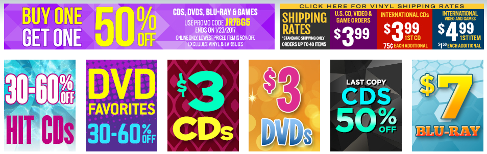 $5 CD`s &amp; DVD`s From S...